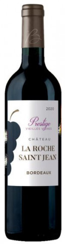 Bordeaux Rouge, Château La Roche Saint-Jean Elevée en Fût de Chêne (Vignoble Pauquet)