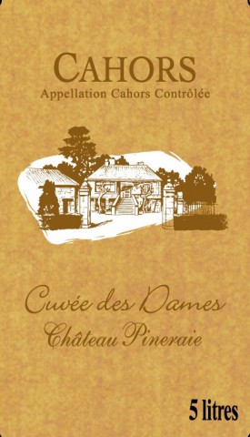 Cahors Rouge, Cuvée des Dâmes du Château Pineraie (Vignoble Burc)
