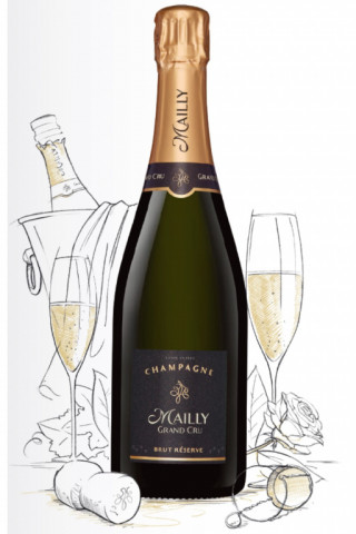 Champagne  Blanc, Champagne Brut Réserve (Champagne Mailly Grand Cru)