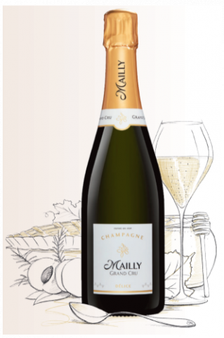 Champagne  Blanc, Délice  (Champagne Mailly Grand Cru)