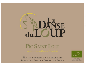 Pic Saint-Loup Rouge, La Danse du Loup (Millésime Sud)