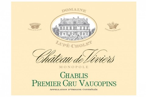 Chablis Blanc, Chateau de Viviers Chablis 1er Cru Vaucopins (Maison Lupé Cholet)