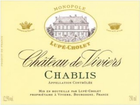 Chablis Blanc, Château de Viviers  (Maison Lupé Cholet)