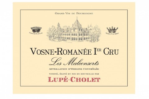 Vosne Romanée Rouge, Vosne Romanée 1er Cru Les Malconsorts (Maison Lupé Cholet)