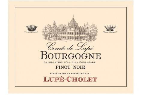 Bourgone Pinot Noir Rouge, Bourgogne Pinot Noir Comte de Lupé (Maison Lupé Cholet)