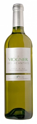 Vin de Pays d’Oc Blanc, Viognier Les Acanthes (Cave de Tavel)