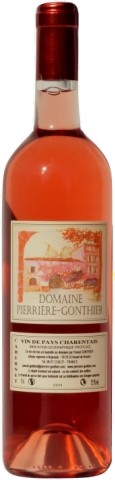 Vin de Pays Charentais Rosé, Domaine Perriere Gonthier  (Vignoble Pascal Gonthier)